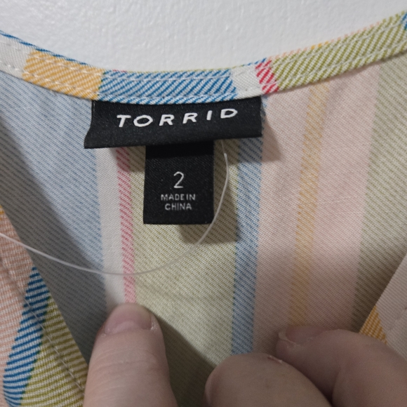 Torrid Multicolor Striped Camisole - Picture 3 of 3